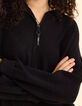 Cardigan à capuche noir en tricot I.Code-3