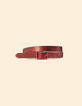 Omkeerbare bubble gum en metallic rode riem I.Code-4 Omkeerbare bubble gum en metallic rode riem I.Code-4