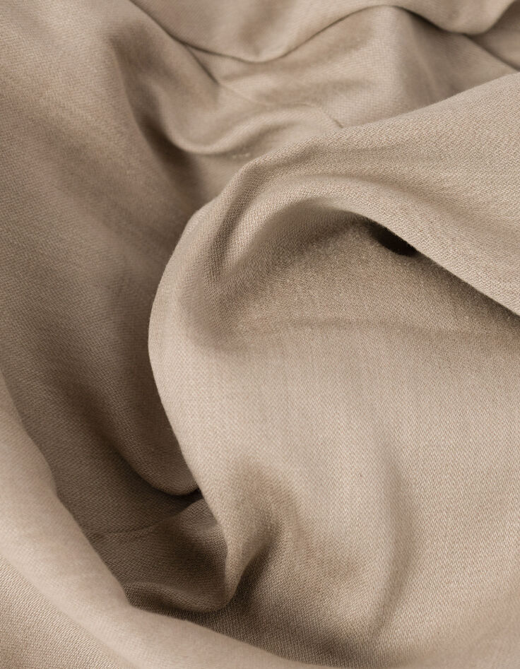Dunkelbeige Anzugjacke aus Leinen f&uuml;r Herren-10