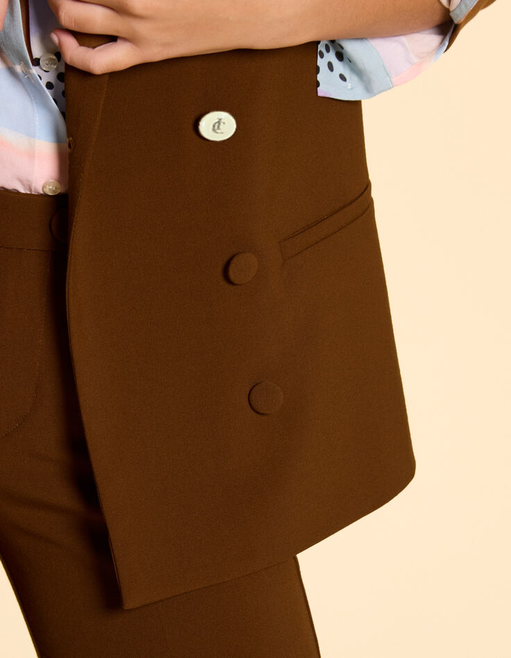 Veste de costume camel double boutonnage I.Code-5 Veste de costume camel double boutonnage I.Code-5
