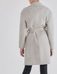 Hell maulwurfbrauner Damen-Trenchcoat-3