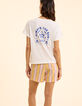 Weißes T-Shirt mit Botschaft I.Code-3
