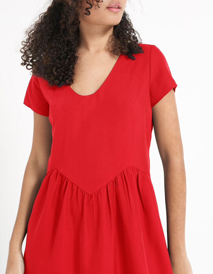 I.Code poppy dress with waist seaming-2