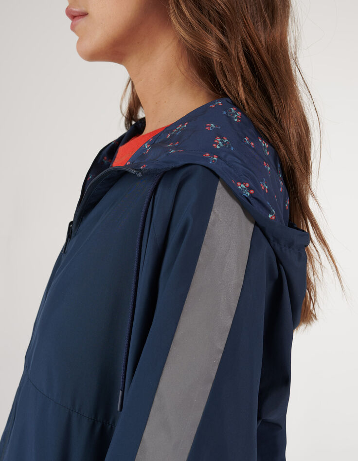 I.Code navy/rollerskate print reversible windcheater-4
