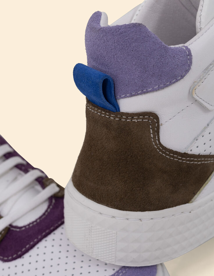 Weiße Sneakers parma/khaki Leder I.Code x THE FEEBLES-6
