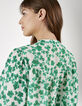 Chemise blanc cassé à imprimé trèfles I.Code -5