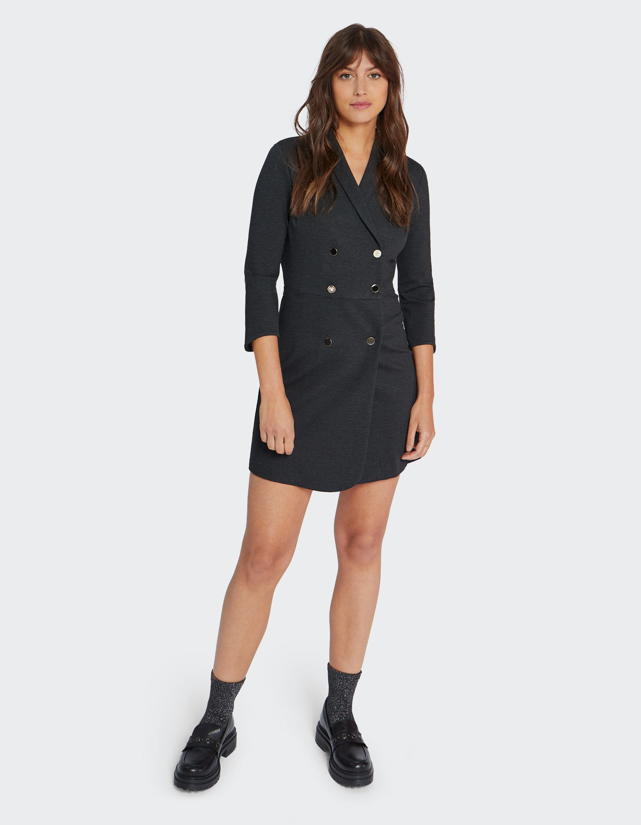 Robe motif cheap pied de poule