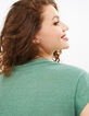 Tee-shirt amande en lin esprit cache-cœur I.Code-5