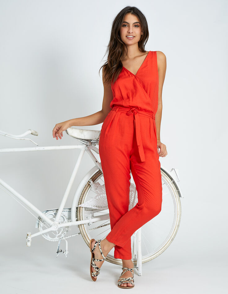 Combinaison pavot jacquard pois I.Code-1