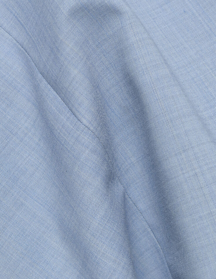 Hellblaue Faux-Uni-Anzugjacke TRAVEL SUIT Herren-10