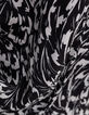 Schwarz LENZING&trade; ECOVERO&trade; Minimal Blumenschleife Kleid Damen-7