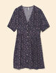 Robe marine imprimé floral rock I.Code-7