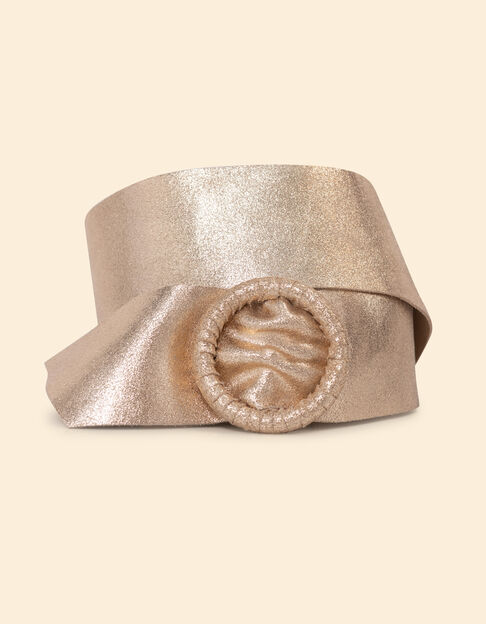 Ceinture dorée cuir velours spécial robe I.Code