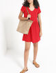 I.Code poppy dress with waist seaming-4