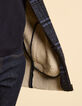 I.Code navy check coat-7