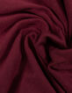 I.Code burgundy hooded T-shirt with zipped neck-7