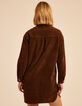 I.Code camel corduroy dress-3