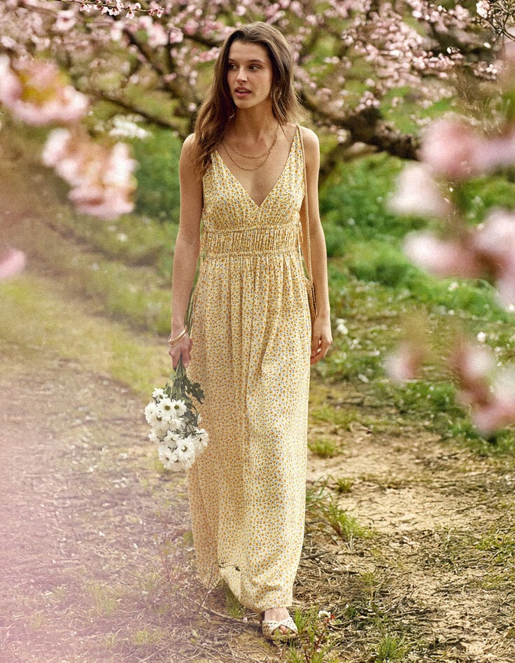 I.Code floral print long dress-10 I.Code floral print long dress-10
