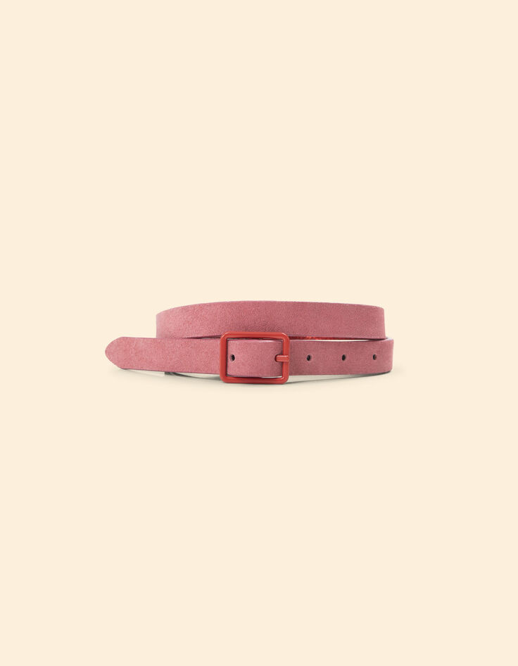 Omkeerbare bubble gum en metallic rode riem I.Code-8 Omkeerbare bubble gum en metallic rode riem I.Code-8