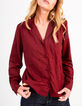 Chemise terre brûlée brodée fleurs indiennes I.Code-1