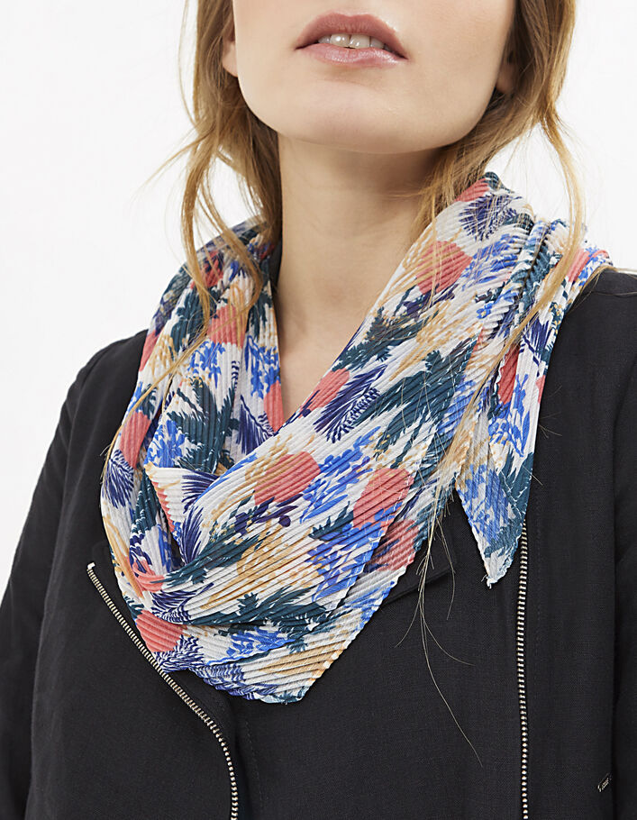 pleated scarf pattern