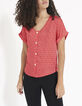 Top coquelicot imprimé minimaliste I.Code-2