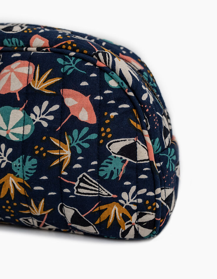 Pochette marine imprimé parasols I.Code-3