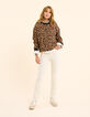 Leoparden-Sweatshirt mit Herz-Stickerei I.Code-5