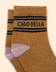 Camel, grey, pink socks I.Code-3
