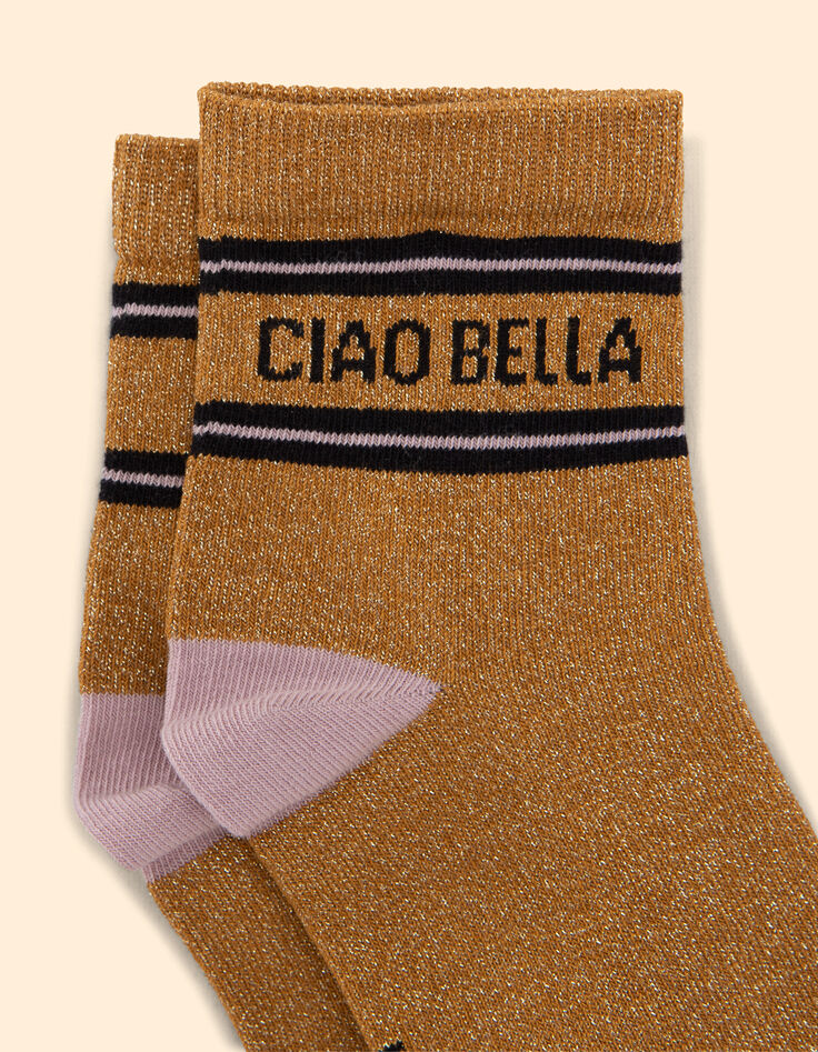 Camel, grey, pink socks I.Code-3 Camel, grey, pink socks I.Code-3