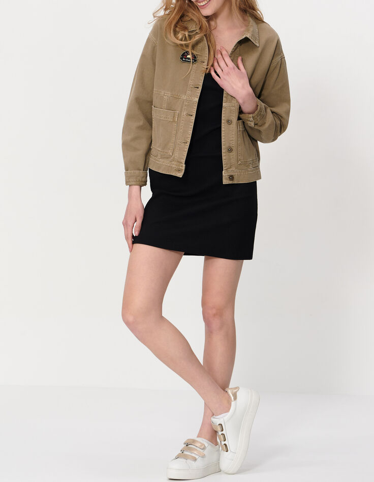 Veste en jean kaki I.Code-2