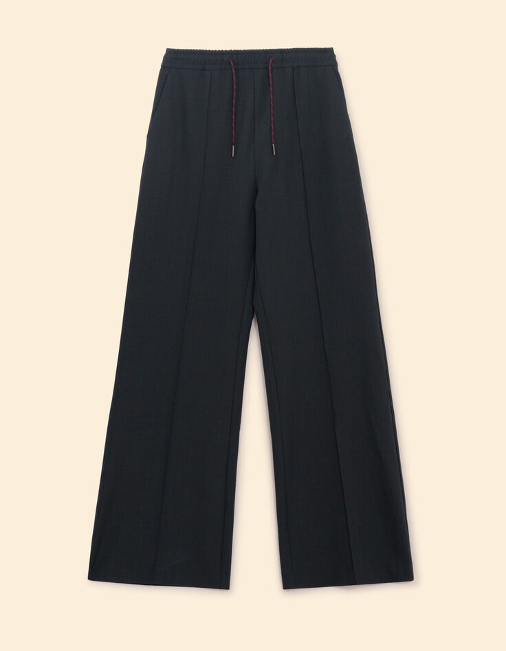 I.Code green checked wide-leg suit trousers-7 I.Code green checked wide-leg suit trousers-7