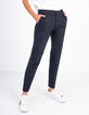 Pantalon city navy blue jacquard minimaliste I.Code-2