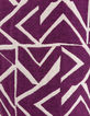Veste violine jacquard motif graphique I.Code-7