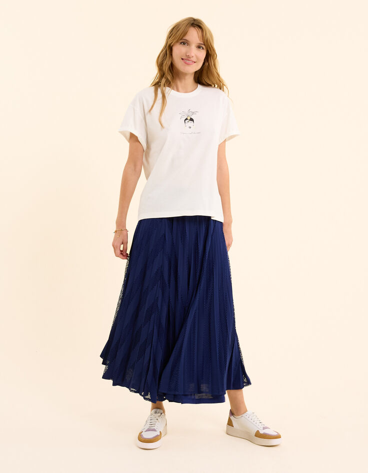 Tee-shirt blanc visuel Joséphine I.Code-4
