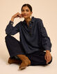 Blauwe jeansblouse kielstijl I.Code-1