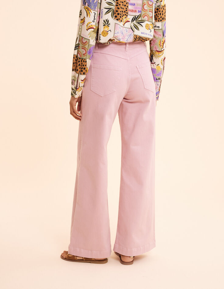 I.Code pink flare jeans-4