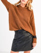 Pull caramel tricot à capuche I.Code-4