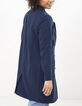 Marine jas dubbele knopenrij en broche I.Code-2