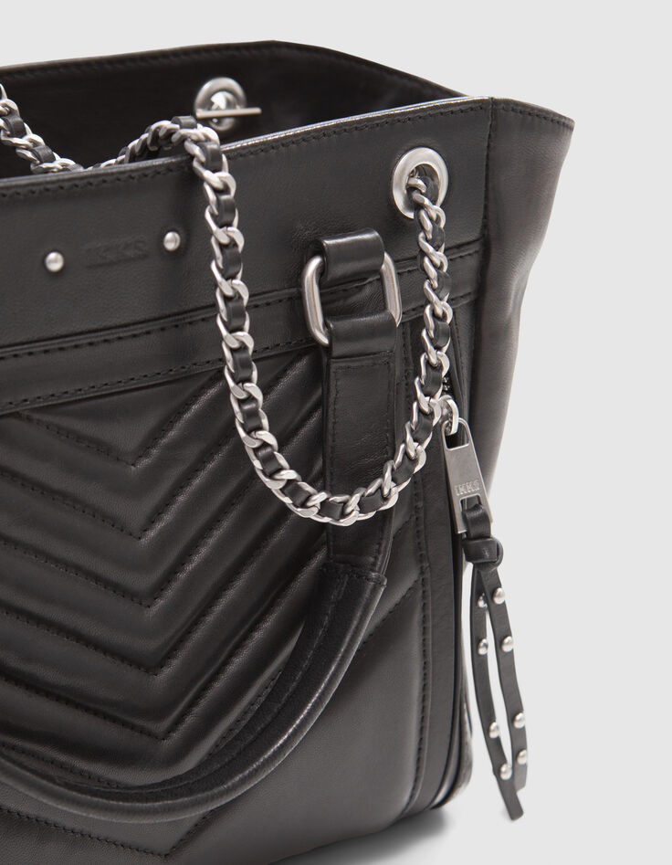 Die Tasche 1440 schwarz Leder Gr&ouml;&szlig;e M Damen-4