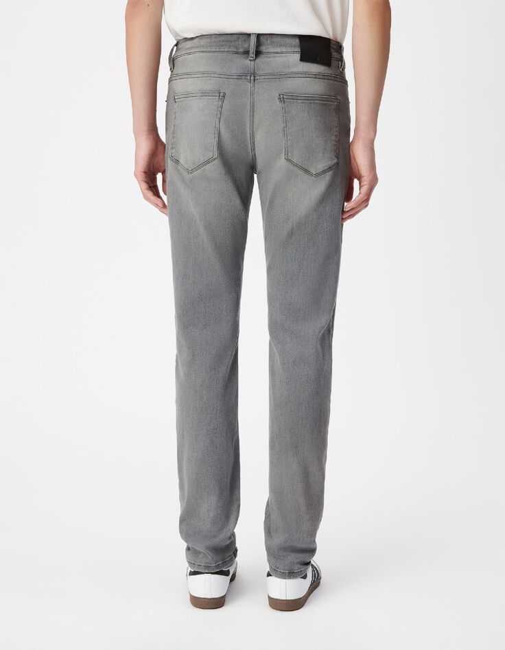 Graue POWER STRETCH Ziggy Herren R&ouml;hrenjeans-3
