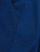 Cardigan zippé à capuche bleu tricot lurex I.Code-8