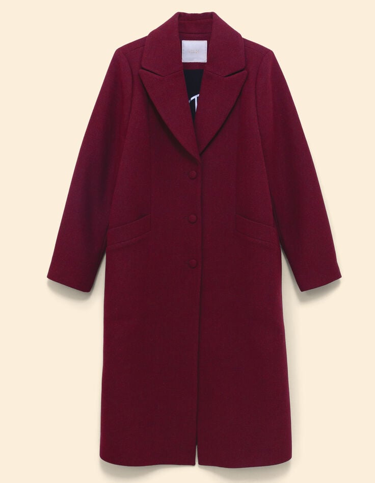 I.Code burgundy long coat-4 I.Code burgundy long coat-4