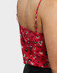 Top flash pink esprit lingerie imprimé floral rock I.Code-2