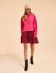 Roze sweathoodie borduursel dubbel hart I.Code-7