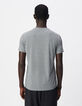 Graues DRY FAST T-Shirt Rundhalsausschnitt-3