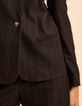 Zwarte blazer lurex strepenmotief I.Code-6 Zwarte blazer lurex strepenmotief I.Code-6