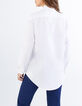 Chemise mi-longue blanc cassé I.Code-3