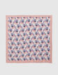Chèche rose flash motif cactus arty I.Code-2