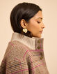Abrigo camel cuadros I.Code-3